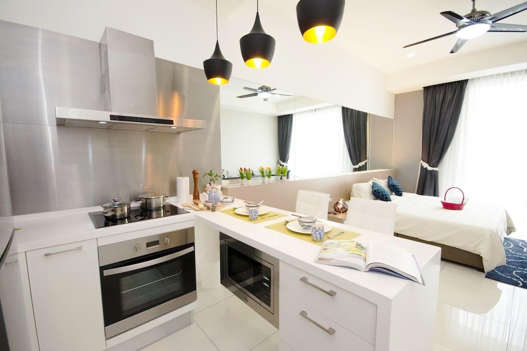 ไฟฟ์ เซนซ์ สวีท แอท เอ็ม สวีท เคแอลซีซี Apartment กัวลาลัมเปอร์ ห้อง รูปภาพ